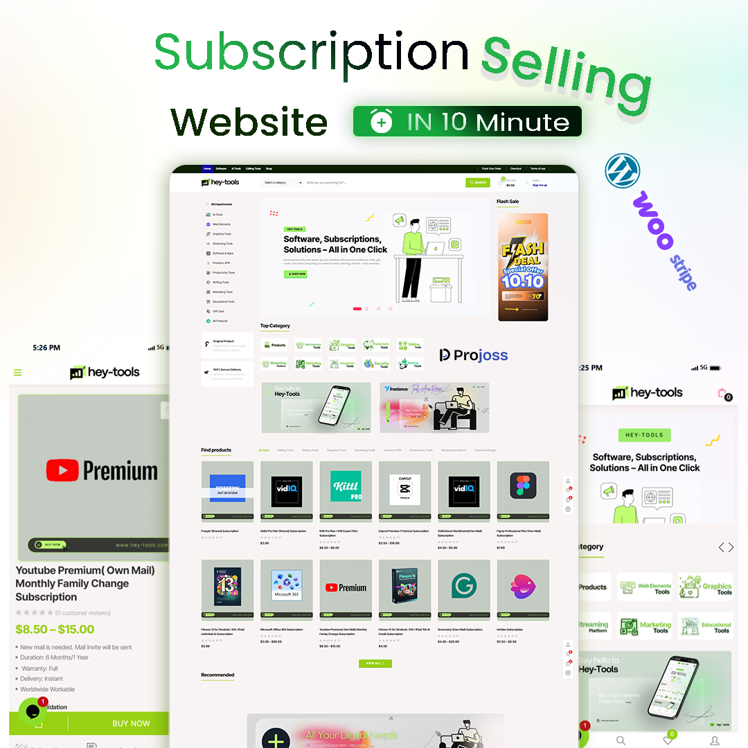 Subscription Site